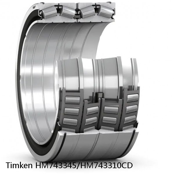HM743345/HM743310CD Timken Tapered Roller Bearing Assembly #1 small image