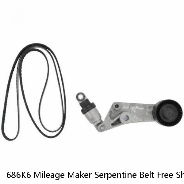 686K6 Mileage Maker Serpentine Belt Free Shipping Free Returns 6PK1742 #1 small image
