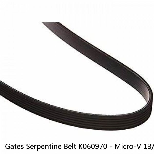 Gates Serpentine Belt K060970 - Micro-V 13/16" 6PK2464 #1 image
