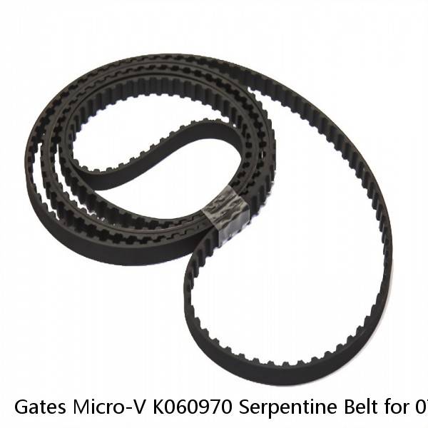 Gates Micro-V K060970 Serpentine Belt for 077903137D 077903137E 10085752 iz #1 image