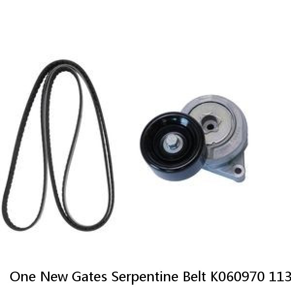 One New Gates Serpentine Belt K060970 1139970092 for Mercedes MB #1 image
