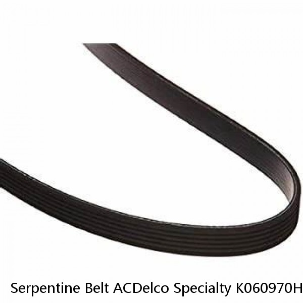 Serpentine Belt ACDelco Specialty K060970HD #1 image